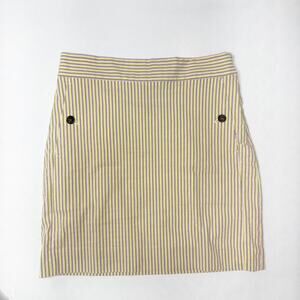 J CREW Striped Mini Skirt